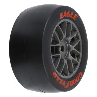 Proline 1/12 Goodyear Eagle Option Tire F/R MTD Gray Wheels (4): NASCAR (CURRENTLY only available for in store sales for our local track drivers)