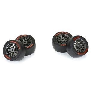 Proline 1/12 Goodyear Eagle Option Tire F/R MTD Gray Wheels (4): NASCAR (CURRENTLY only available for in store sales for our local track drivers)