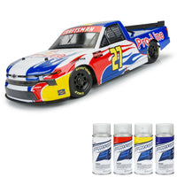 Proline 1/12 Pre-Cut 2024 Chevy Silverado Truck Clear Body: Losi NASCAR