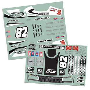 Proline 1/16 Pre-Cut 2019 Chevy Silverado Trophy Truck Gray Body: GROM