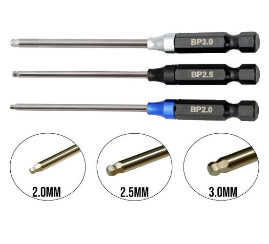 Powerhobby Ball End Hex Driver 1/4