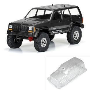 Pro-Line 1/10 2001 Jeep Cherokee Clear Body 12.3” (313mm) Wheelbase Crawlers