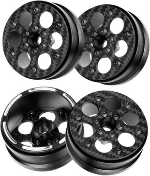 RCMYou 6-Shooter Carbon SCX10 1.9 Wheels (4)