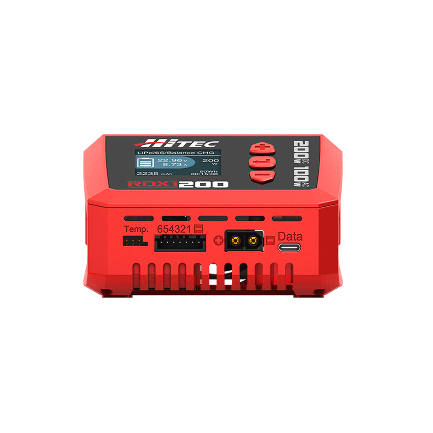 Hitec RDX1 200 Smart LiPo Battery Balance Charger (6S/10A/DC-200W/AC-100W)