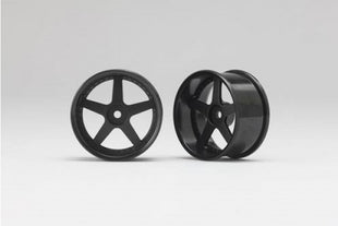 Yokomo Racing Performer RP Drift Wheel 5 Spoke 01, Black (2)