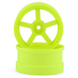 Reve D DP5 Drift Wheel w/12mm Hex (Yellow) (2) (6mm Offset)