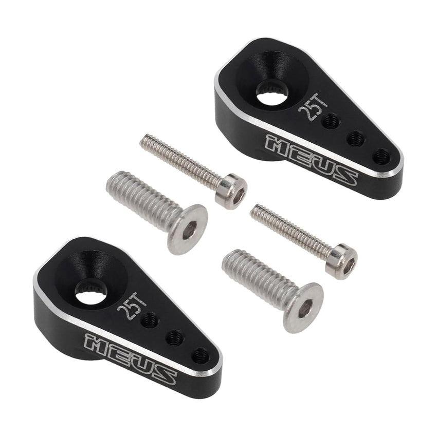 MEUS Racing SCX24 Servo Arm 25T Servo Horn for Brushless High Torque Micro Servo (2/pk)