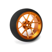 Spektrum Aluminum Wide Wheel, Spoke, Orange