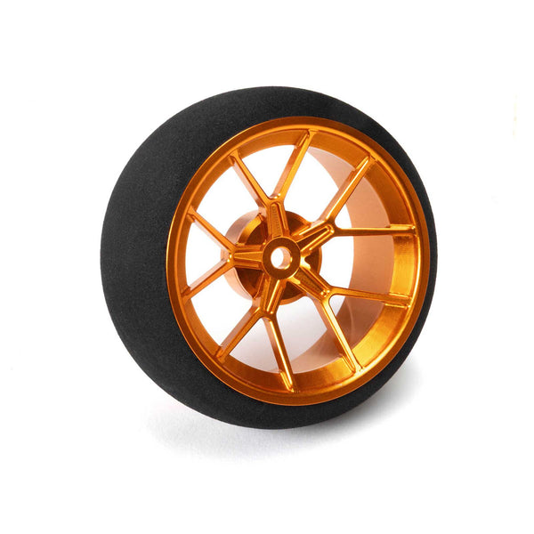 Spektrum Aluminum Wide Wheel, Spoke, Orange