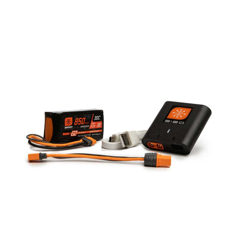 Spektrum Smart Powerstage Air Bundle: 850mAh 3S G2 LiPo Battery / S120 Charger