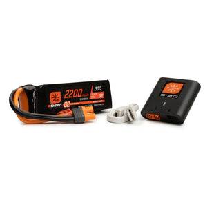 Spektrum Smart Powerstage Air Bundle: 2200mAh 3S G2 LiPo Battery / S120 Charger