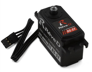 Reve D RS-ST Digital Programmable Low Profile Drift Steering Servo (HV), Black