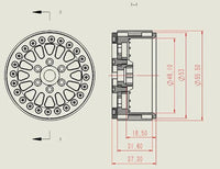 SHIFT RCS MAVERICK 1.9 BEAD LOCK WHEELS