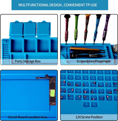 Palm Beach Bots Silicone Pit Mat for Soldering & Repairs