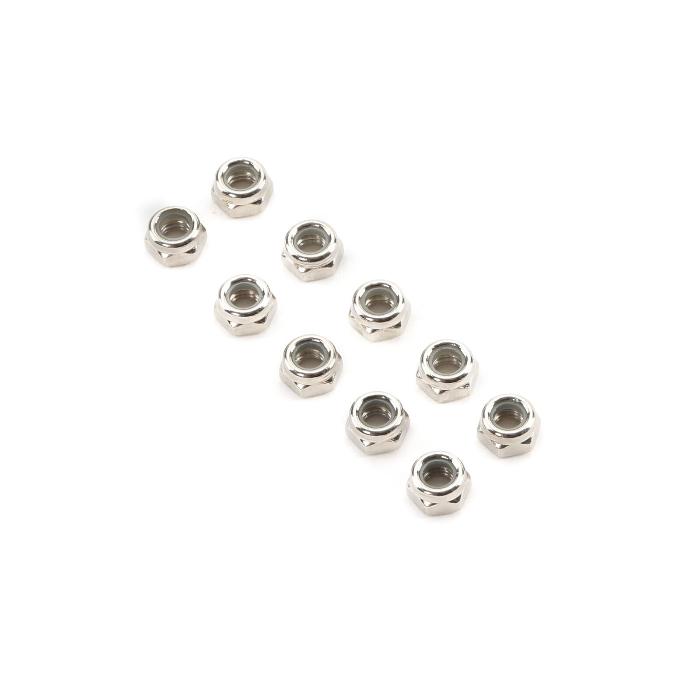 Team Losi Racing Nylock Nut M6 (10) (SCX6)