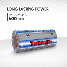 Tenergy Propel Sub C 3800mAh NiMH Flat Top w/ Tabs Rechargeable Batteries (Special Size)