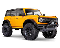 *NEW NO BOX*  W/MODS - Traxxas TRX-4 1/10 Trail Crawler Truck w/2021 Ford Bronco Body & TQi 2.4GHz Radio, Orange WITH INSTALLED UPGRADES