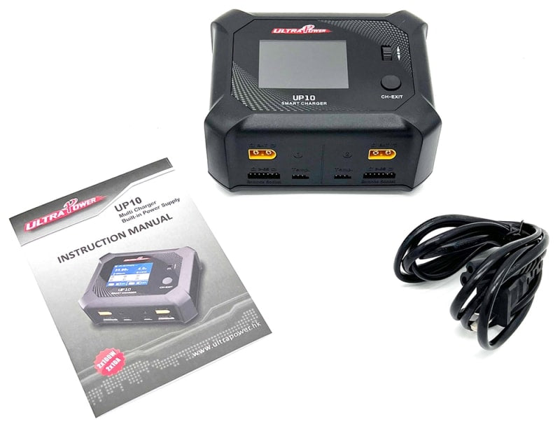 Ultra Power UP10 100W / 200W Dual Port Multi Chemistry AC / DC Charger