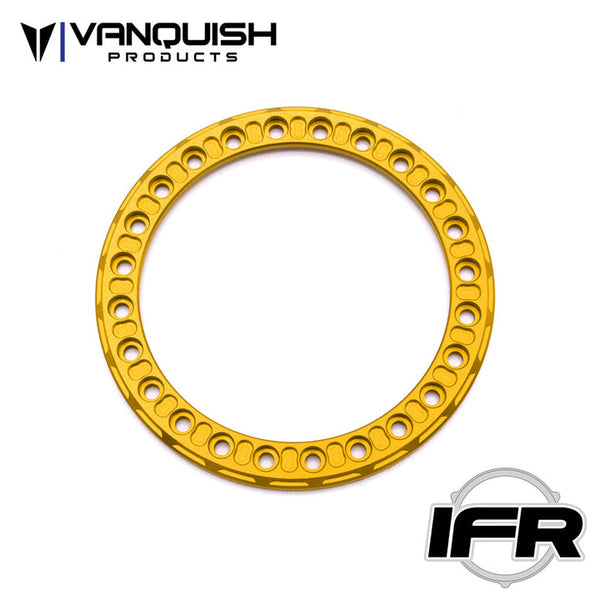 Vanquish 1.9 SKARN IFR Anodized Beadlock Rings- Gold