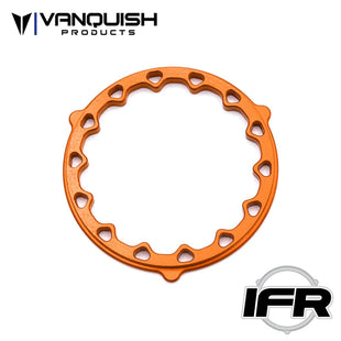 Vanquish 1.9 DELTA IFR Anodized Beadlock Inner Rings- Orange