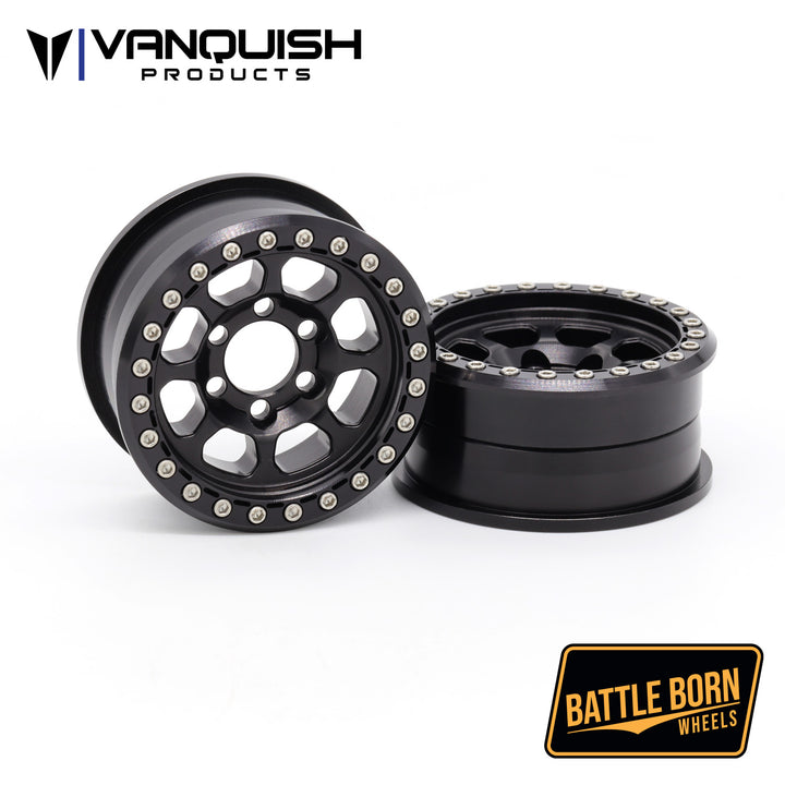 Vanquish Products Battle Born Wheels 1.9 Delta, Black