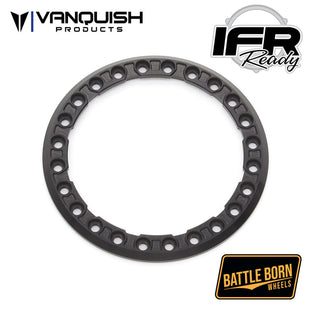 Vanquish Products Battle Born Sierra 1.9" Notched Beadlock Ring (Black)