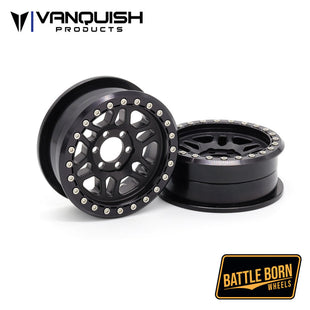 Vanquish Products Battle Born Wheels 2.2 Kilo, Black