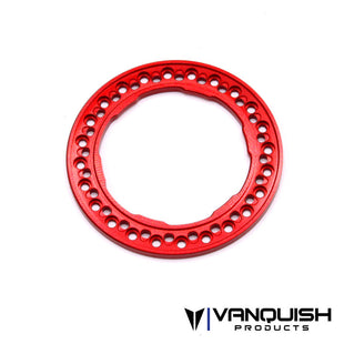 Vanquish 1.9 DREDGER Anodized Beadlock Rings- Red