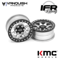 Vanquish KMC 1.9 KM237 Anodized RIOT Wheels, Clear