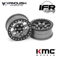 Vanquish KMC 1.9 KM237 Anodized RIOT Wheels, Grey