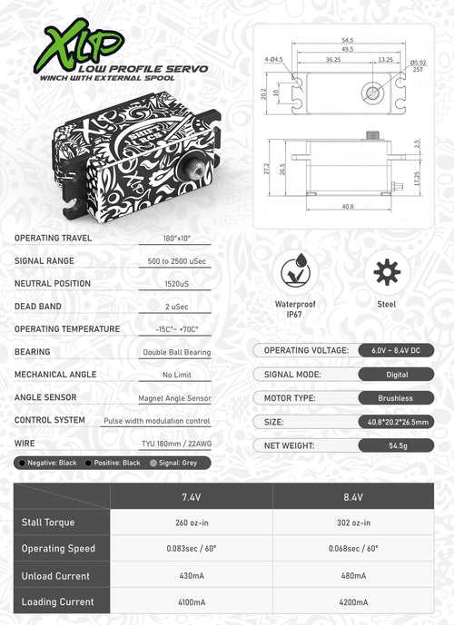 Shift RCS XLP Servo Winch