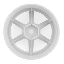 Yokomo 12mm Hex Racing Performer High Traction RWD Drift Wheels (White) (2) (6mm Offset)