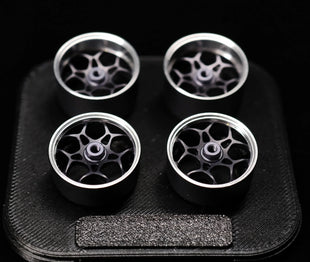 Ark Edge AE24X Elite Chrome Wheels and Hubs, Gray (4pcs)