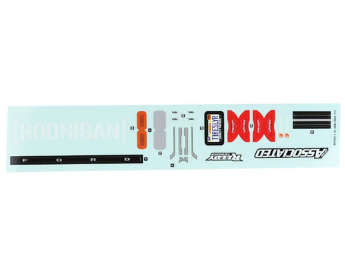 Team Associated 1/10  Discontinued  Hoonitruck Pre-Painted Body Set