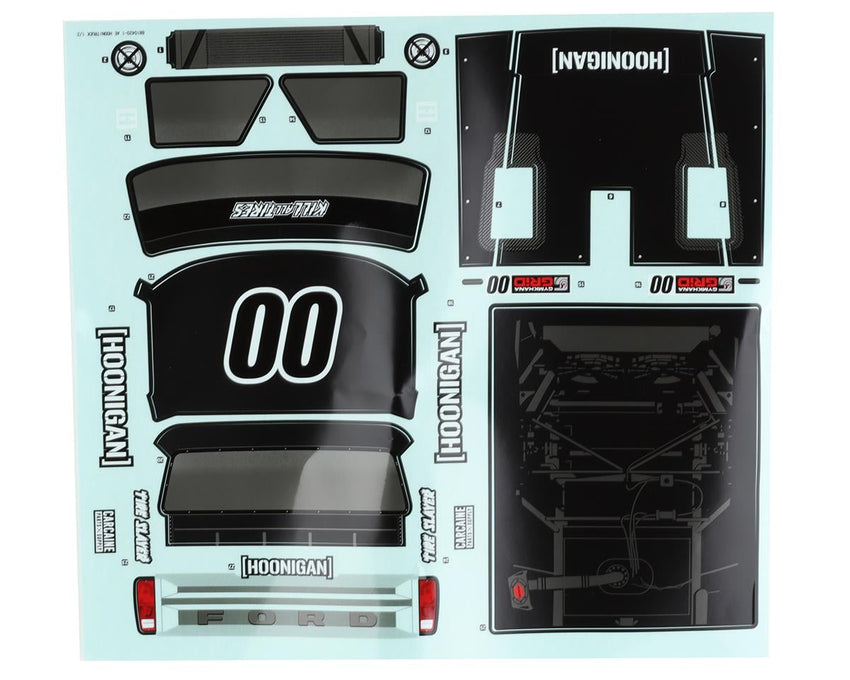 Team Associated 1/10 Discontinued Hoonitruck Body Set (Clear)