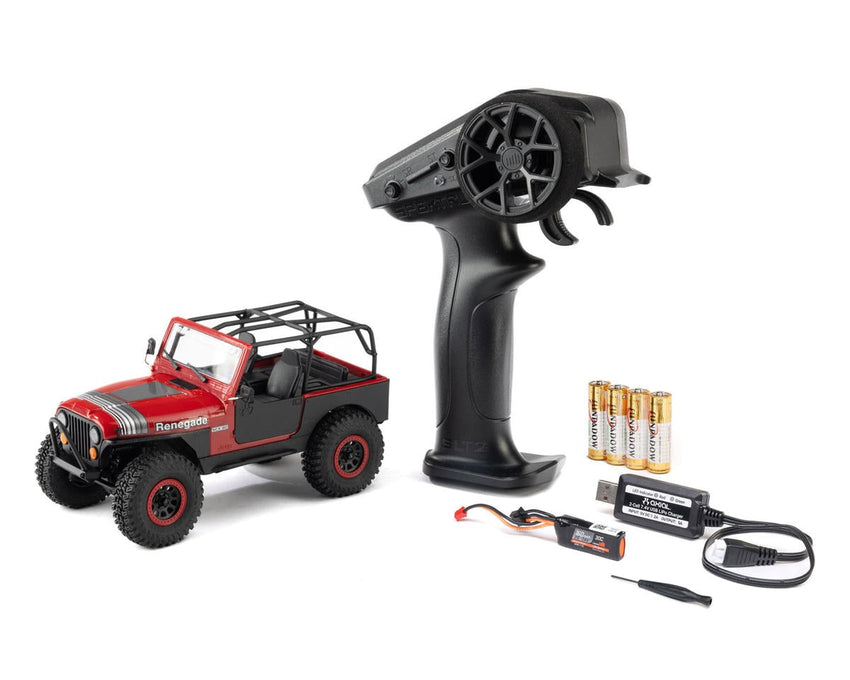 *PRE-ORDER* Axial SCX30 Jeep CJ-7 Renegade 4WD RTR w/2.4GHz Radio, Battery & Charger (Red)
