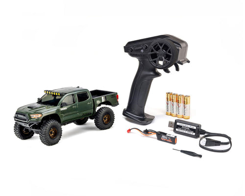 Axial GREEN SCX30 Toyota Tacoma TRD Pro 1/30 4WD RTR Scale Mini Crawler w/2.4GHz Radio, Battery & Charger