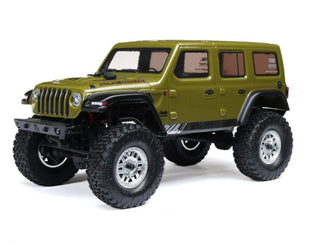 Axial 1/24 SCX24 Jeep Wrangler JLU 4X4 Rock Crawler Brushed RTR, Green