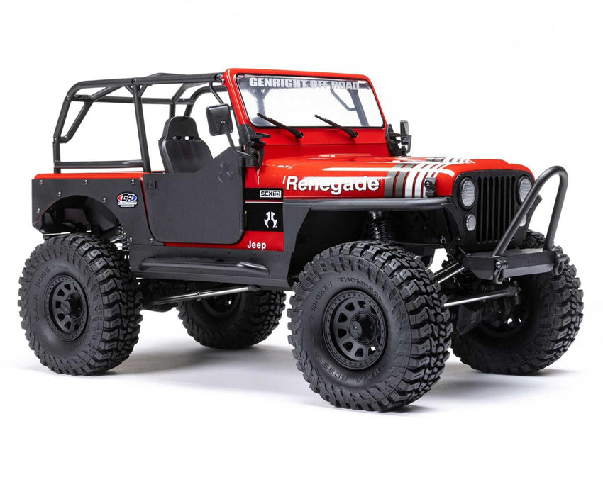 Axial 1/10 SCX10 III Jeep CJ-7 V2 4WD Brushed RTR, Red