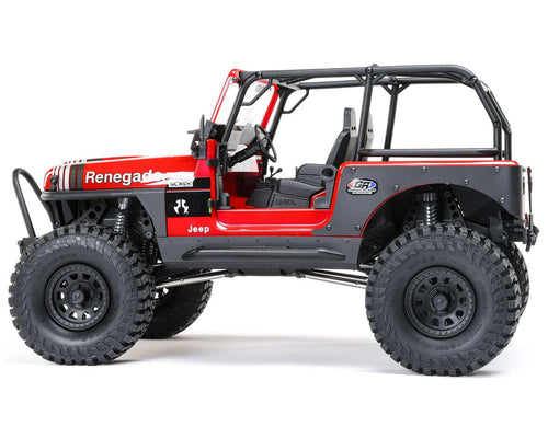 Axial 1/10 SCX10 III Jeep CJ-7 V2 4WD Brushed RTR, Red