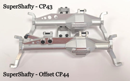 SuperShafty "OFFSET CP44" STEERING Portal Custom Capra Axle Housings