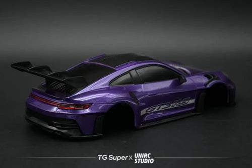 GT55 1/24 Scale GT3 RS Sports Car Body – Racing Edition – 109mm Wheelbase (Purple)