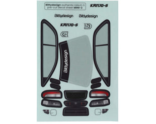 Bittydesign 1/28 KANJO-S Micro On-Road TC Polycarbonate Body (Clear) (98mm Wheelbase)