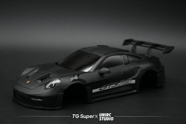 GT55 1/24 Scale GT3 RS Sports Car Body – Racing Edition – 109mm Wheelbase (Black)