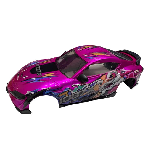 GT55 1/24 A90 Plastic Car Body Shell – 108mm Wheelbase (Fuschia)