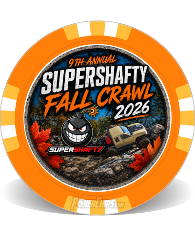 SuperShafty 9th Annual Fall Crawl 2026 Poker Chip