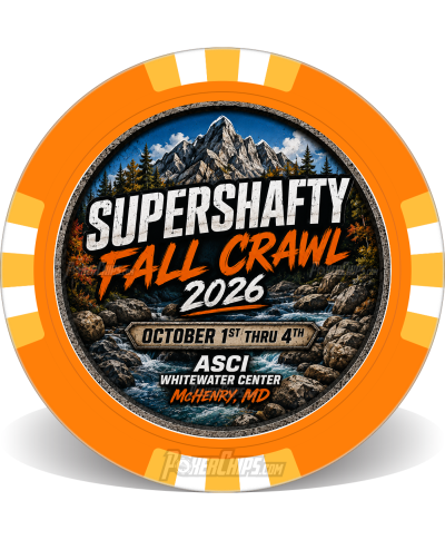 SuperShafty 9th Annual Fall Crawl 2026 Poker Chip