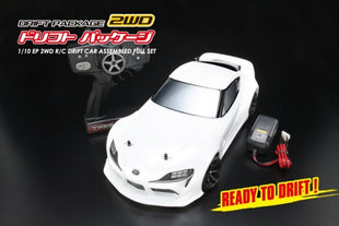 Yokomo YD-2 1/10 2WD RTR Drift Car w/Supra Body, WHITE