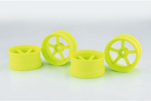 REVE D Drift Wheel DP5, 6mm Offset, Fluorescent Yellow (2)