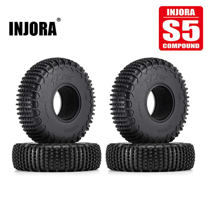 INJORA S5 1.9" 4.75" OD XHX Pin Tires (4) (122*36mm)